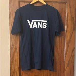 Vans Dark Blue Tee with White Logo
